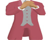 Pink Gray Suit Jacket