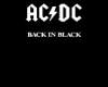 ACDC Black Corset Top