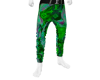lv green pants with belt