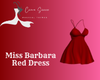 Miss Barbara Red Dress