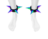 Rainbow Ankle Spikes