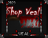℣ I Shop Veal HeadSign