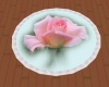 Pink Rose Round Rug