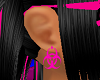 Toxic pink earrings