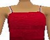 red lether top