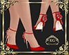 Shoes jewel red