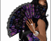 Fan Elle Peacock Prp/Blk