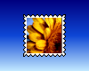 {T}sunflower stamp