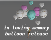 loving memory balloons