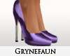 Pra purple patent heels