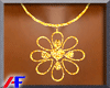 AF. Gold Flower Necklace