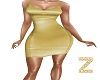 Z- Daniqua Gold Dress