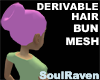 Derivable Hair Bun Mesh