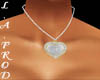necklace diamond heart