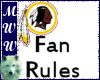 Redskins Fan Rules
