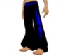 blu+blk tribal pants