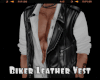 *Biker Leather Vest