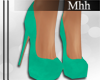 M' Turquoise heels