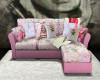 Shabby Chic Pink Couch