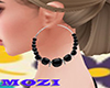 Black Amira Earrings