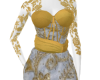 gold gown
