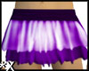*X Ragged Purple Skirt