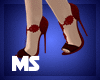 MS Wedding Heels Red