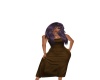 {LS} Brown Split Dress