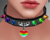 Pride Choker Heart
