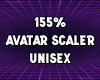 X. AVATAR SCALER 155%