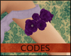 C |Purple Flower Armband