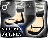 !T Samurai ninja sandals
