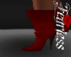 Red Essence Suede Boots