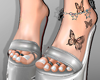 A| Star silver heels e