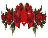 (G) Red heart + roses
