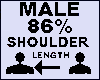 Shoulder Scaler 86% Male