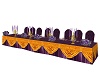 Purple Gold Head Table