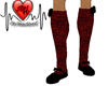 Kids Red/BlackSocks/Shoe