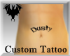Custom Belly Tattoo