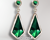 ❥| Emerald Earrings