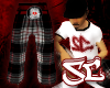 [SC] Blk Plaid Shorts