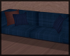 Blue & Brown Couch