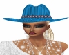 Cowgirl Hat Blue