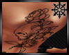(AR) Skull & Rose Bk Tat