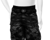 Black Camo Cargo Jeans