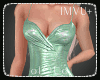 .L. Satin Gown Teal