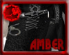 Amber* leather goth