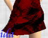 ida Dark Red Short Skirt