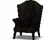 ~S~Black Suede Chair