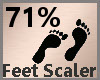 Feet Scaler 71% F
